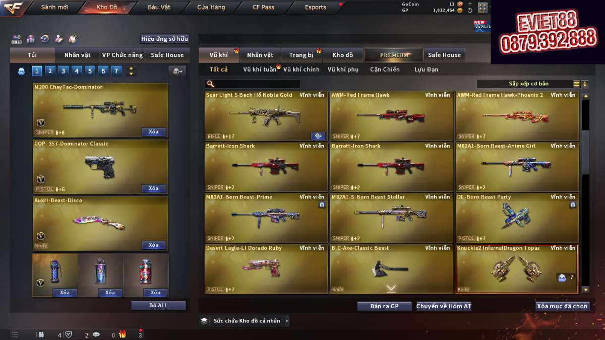 shop acc cf uy tin gia re